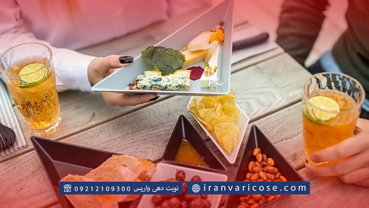 اسامی غذاهای مفید برای واریس پا